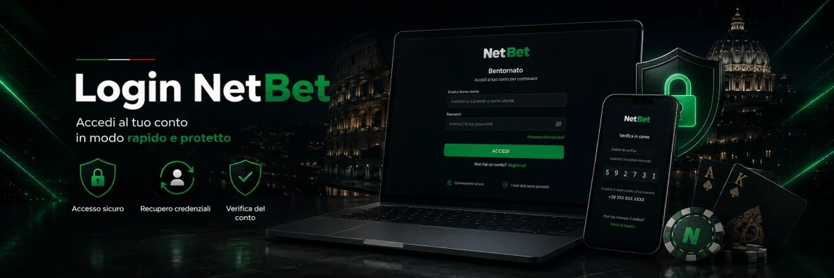 Accesso sicuro su NetBet