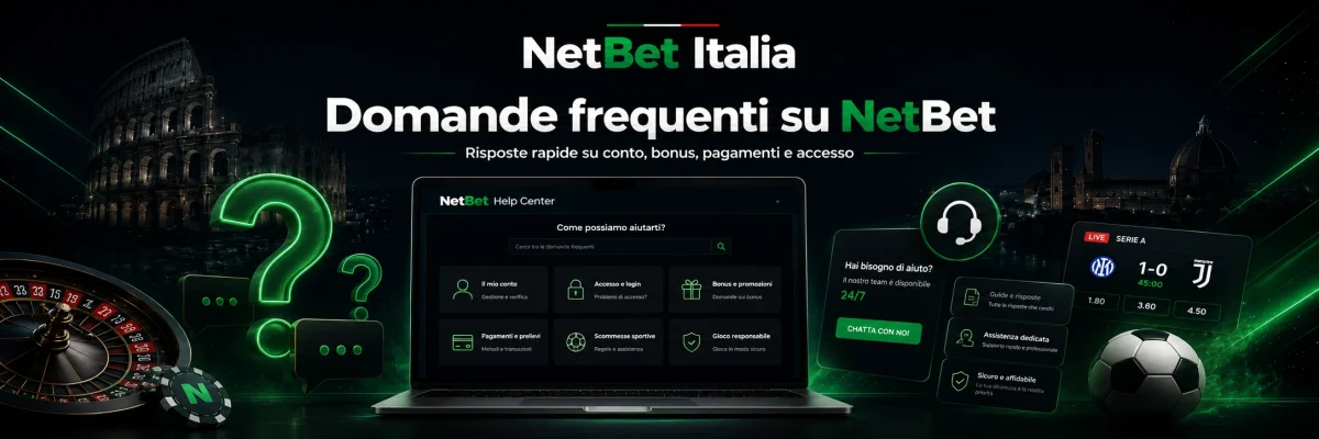 NetBet Italia help center banner